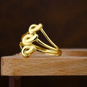 22k Woman  Gold Ring  PJ LR003