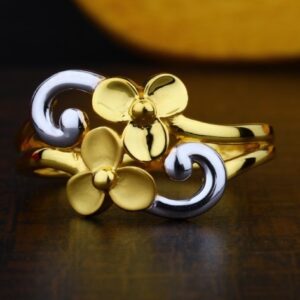 22K Woman Gold Ring PJ LR001