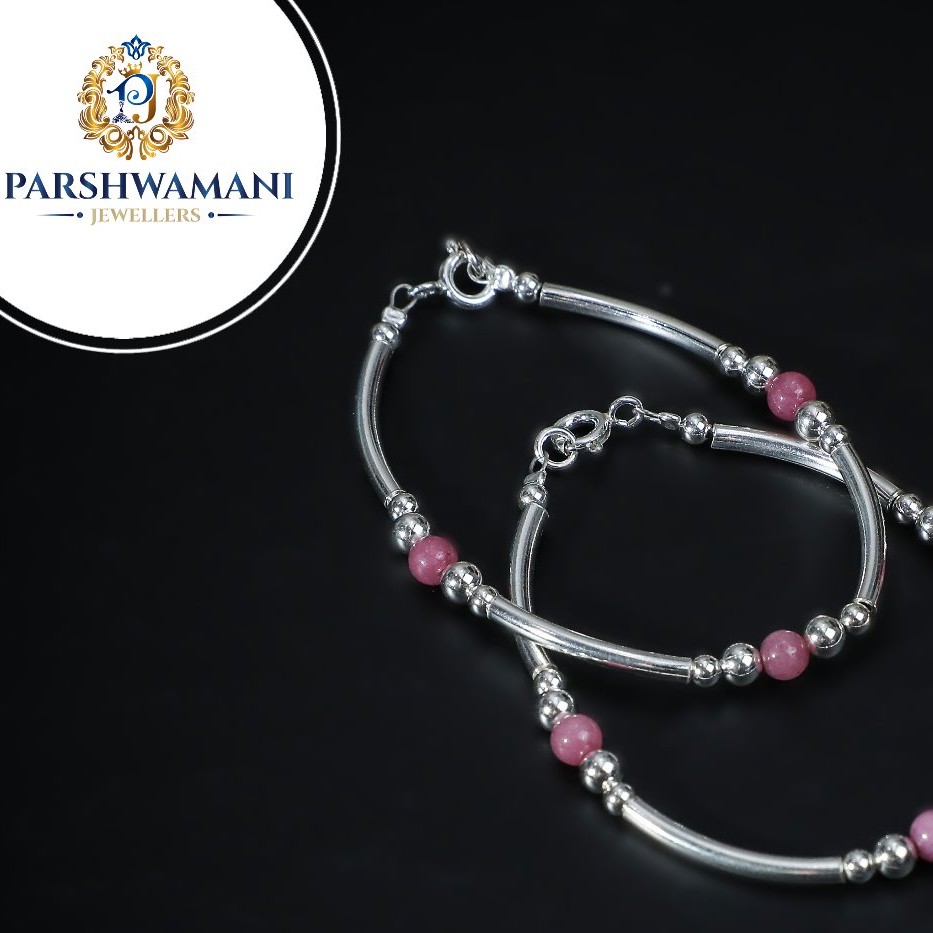 92.5 Silver Kids Fancy Bracelet PJ KD002