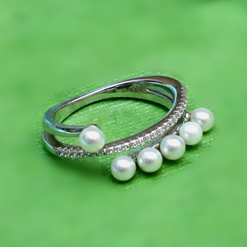925 Sterling Silver Pearl Ring PJ-R035