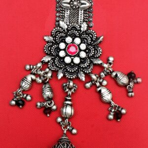 925 Silver Antique Designer Waist Keychain PJ-P006