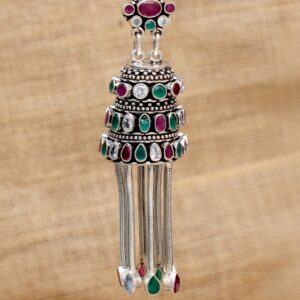 925 Silver Color Stone Waist Keychain PJ-J002