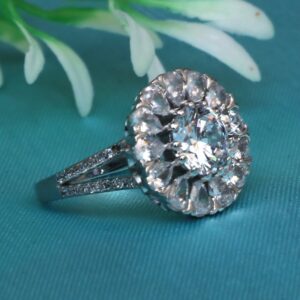 999 Silver Fancy Ladies Ring PJ-R027