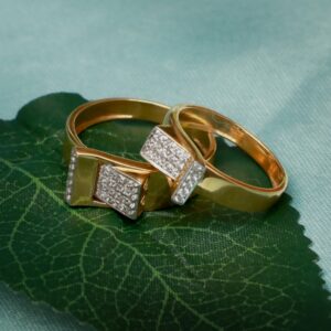 916 Gold Designer Couple ring PJ-R011