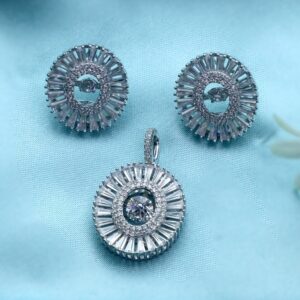 Designer Diamond Pendant Set