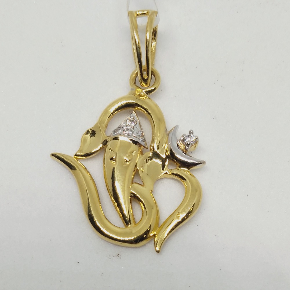Ganesh with om pendant hcp-6