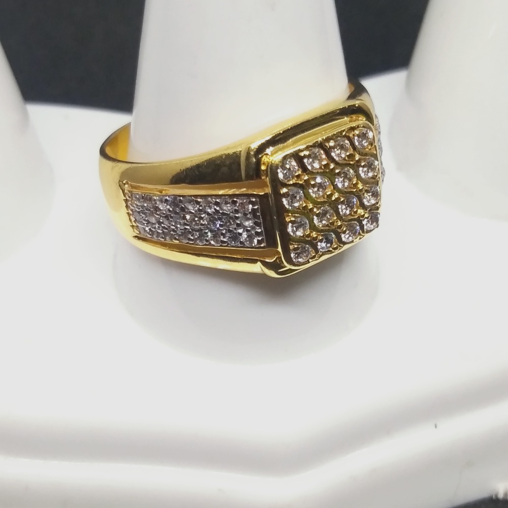 22KT Gold Antique Najarana Gents Ring