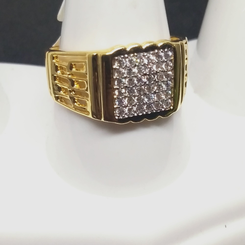 916 Gold Modern Design Najrana Gents Ring