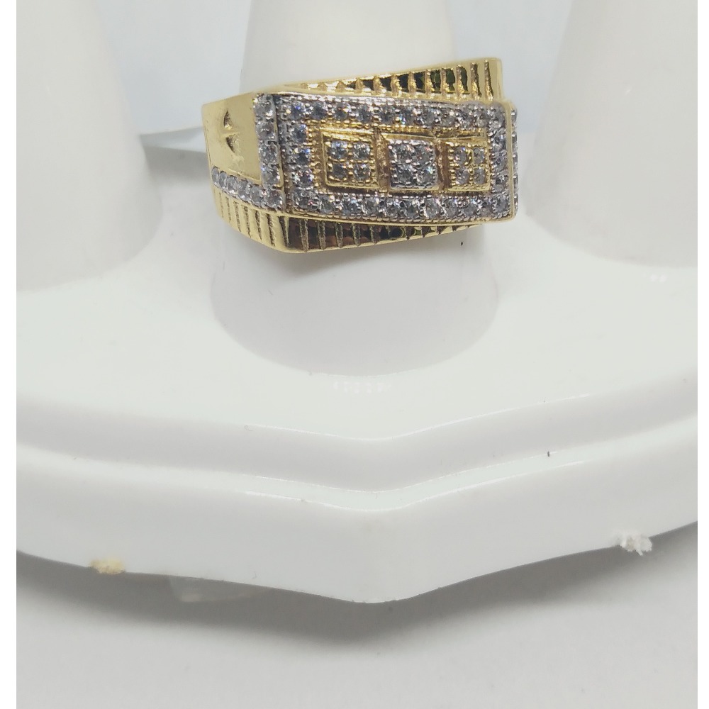 916 Gold Handmade Najarana Gents Ring