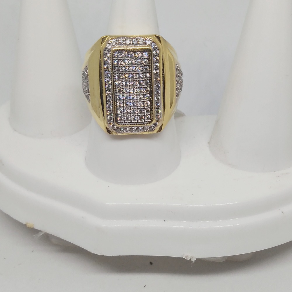 916 Gold Hallmarked Azuki Gents Ring