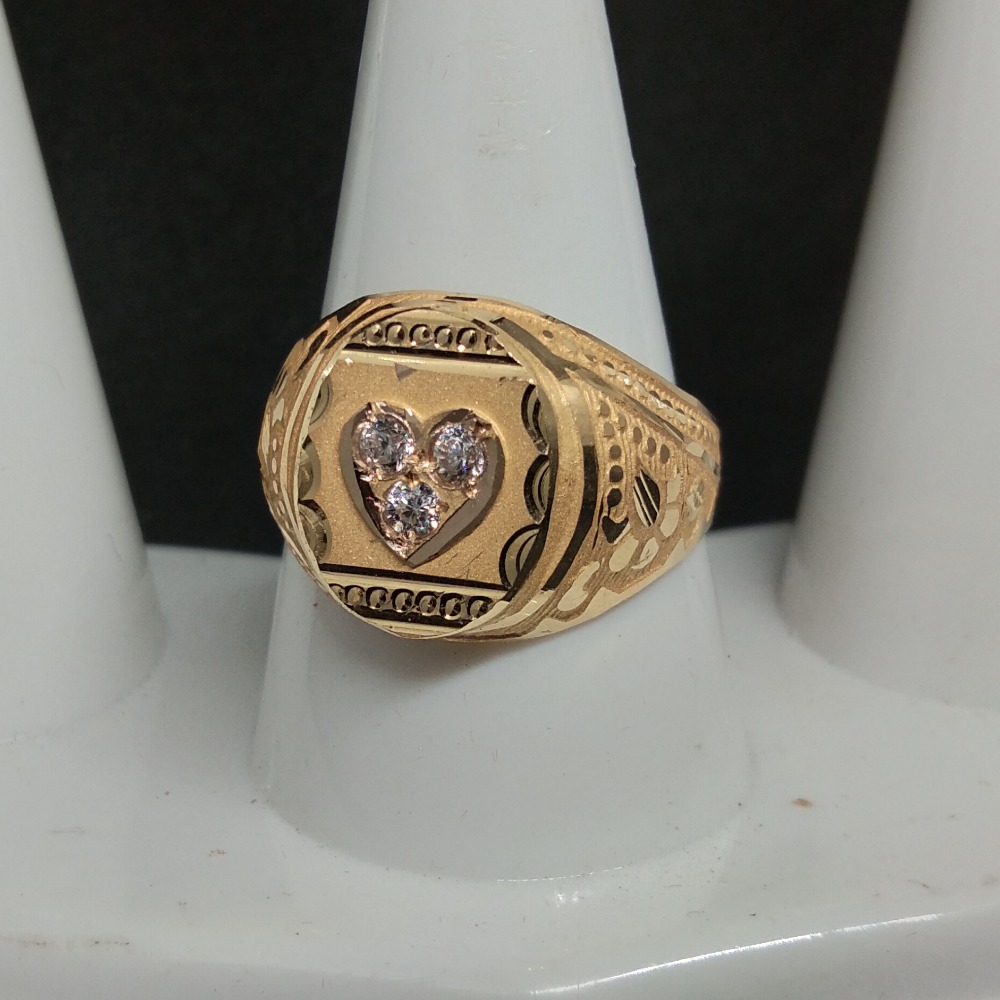 916 Gold Gents Ring