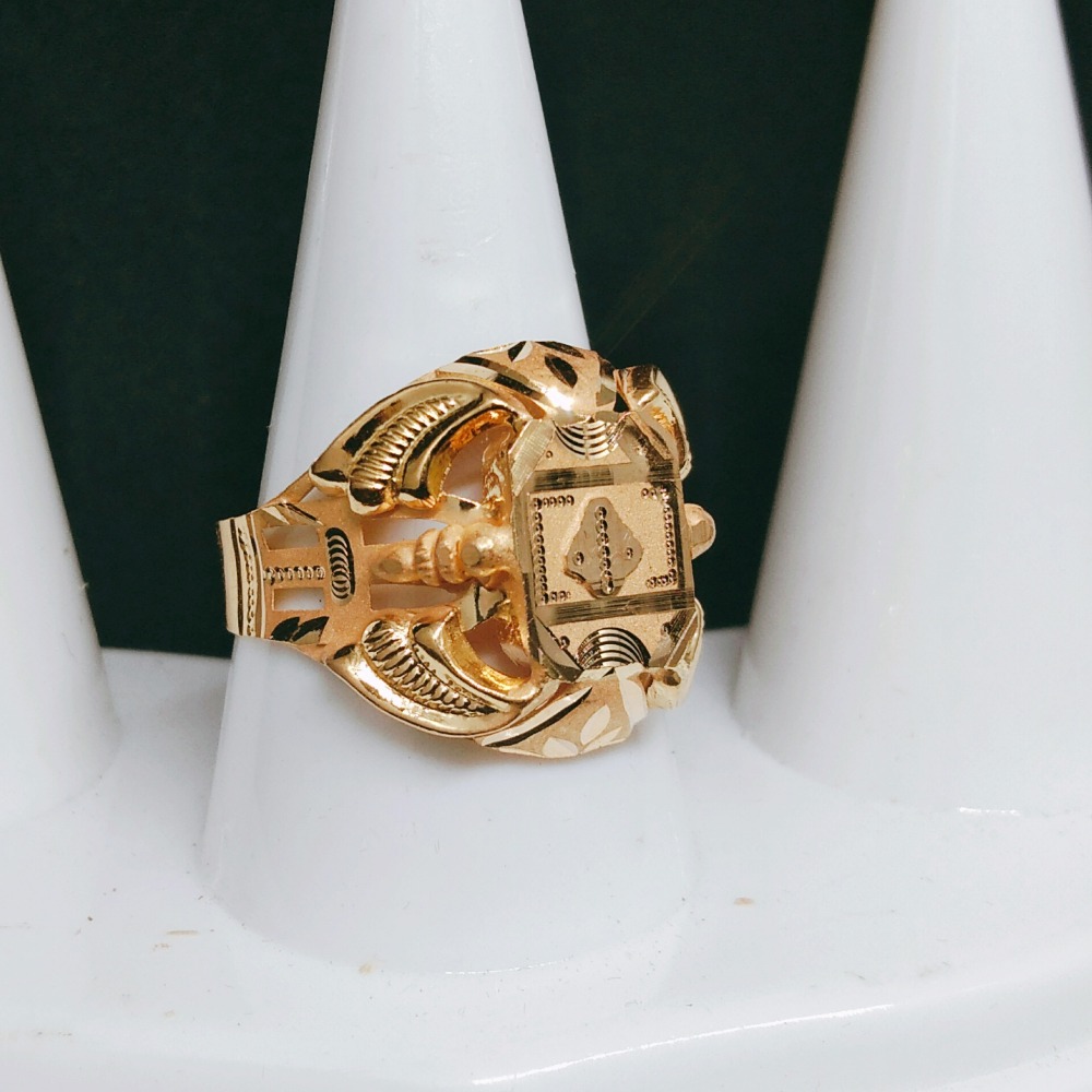 22KT Gold Antique Wedding Najrana Ring