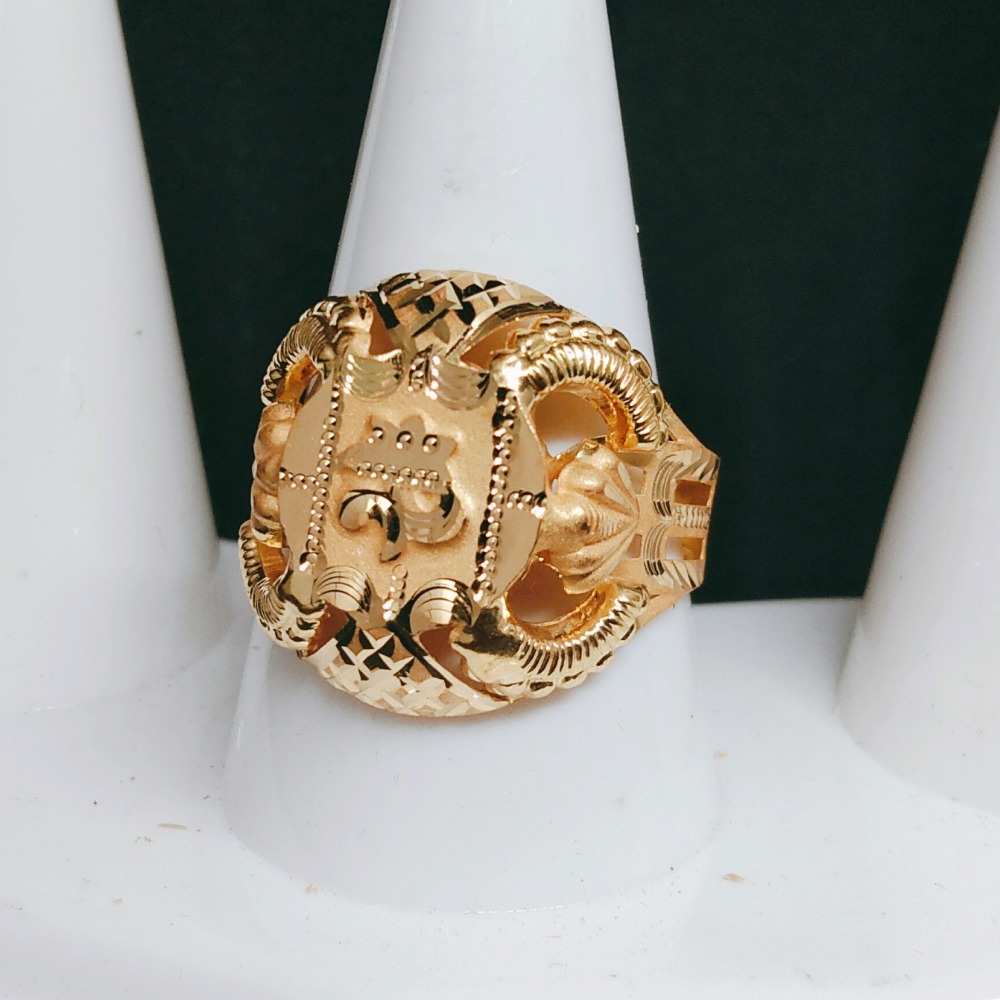 22KT Gold Stylish Najrana Ring