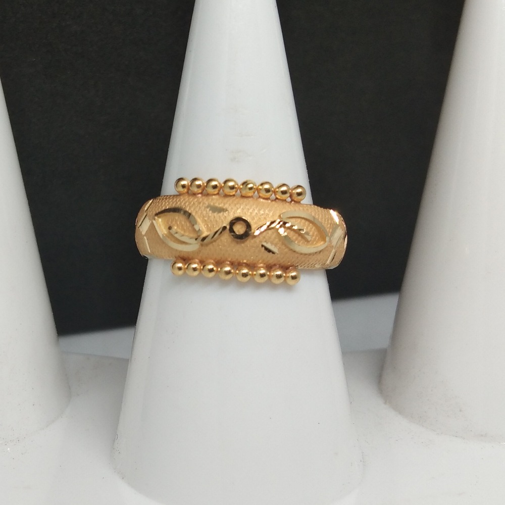 916 Plain Gold Fancy Ring