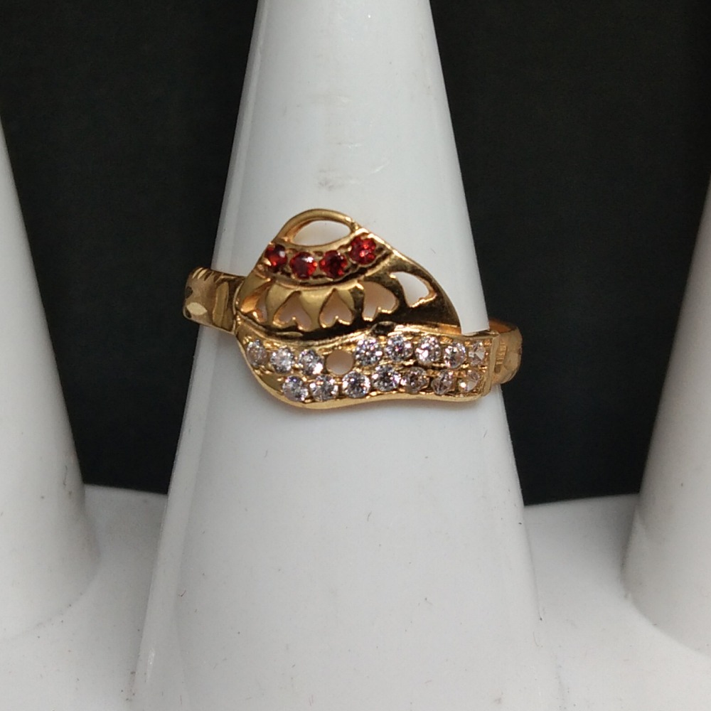 916 Gold Ladies Designer Ladies Ring