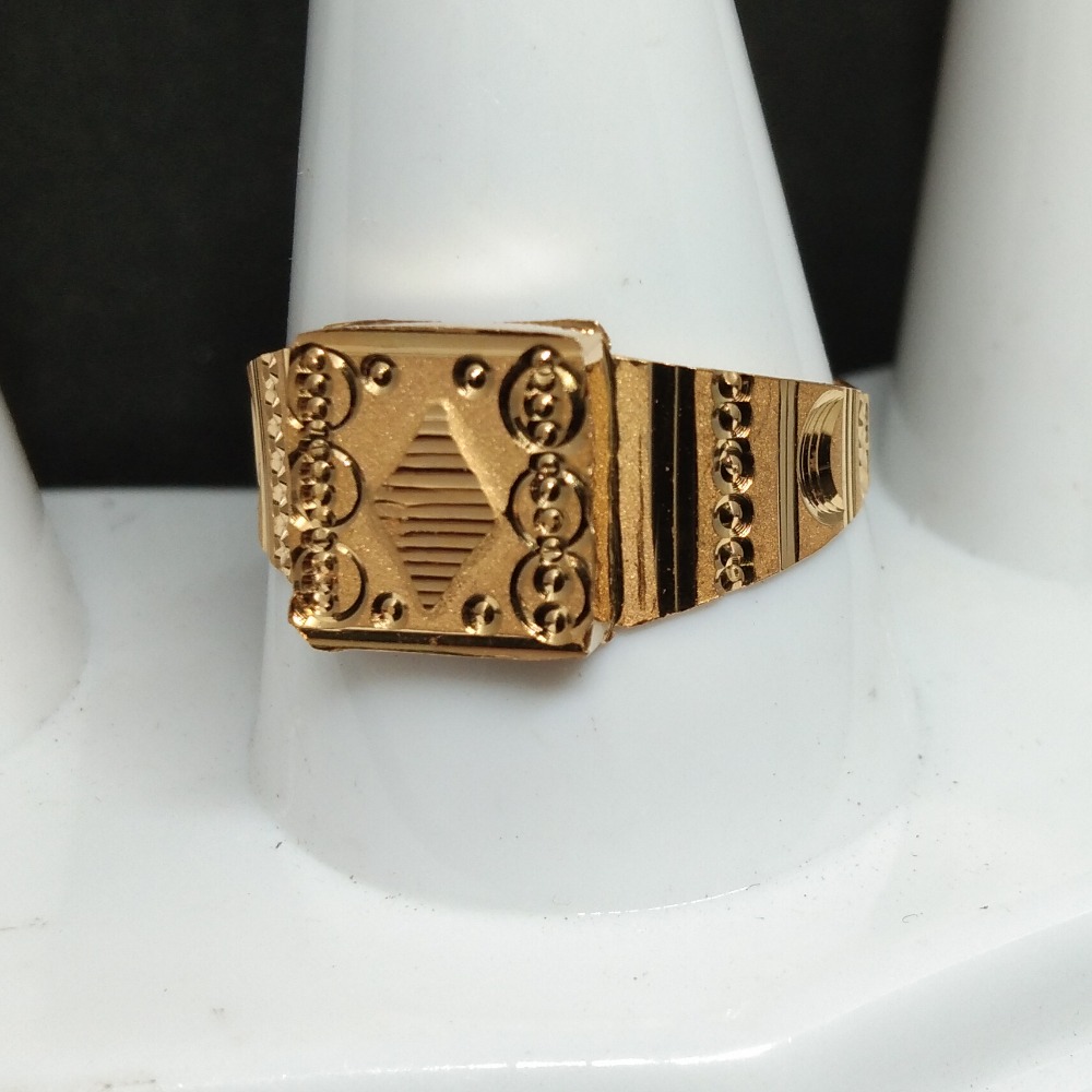 916 Gold Antique Design Gents Ring