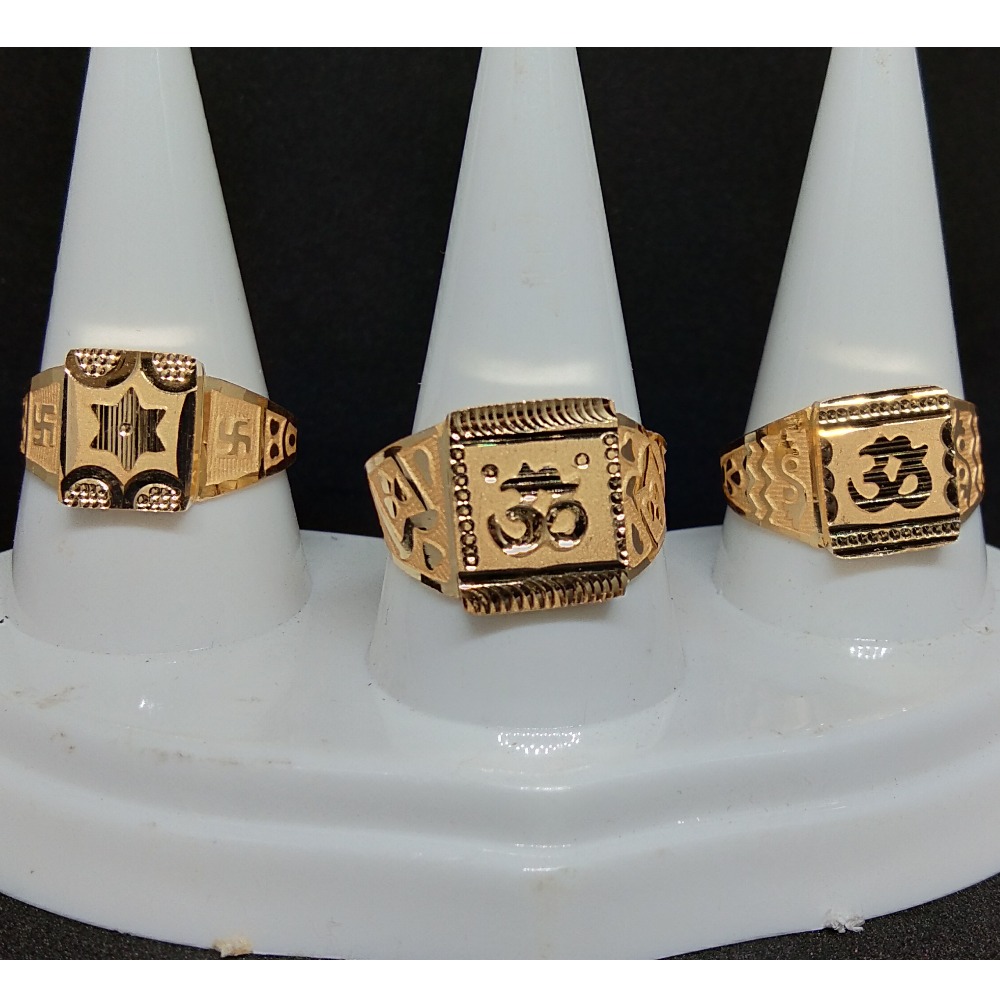 22KT Gold Casual Wear Ring Designs