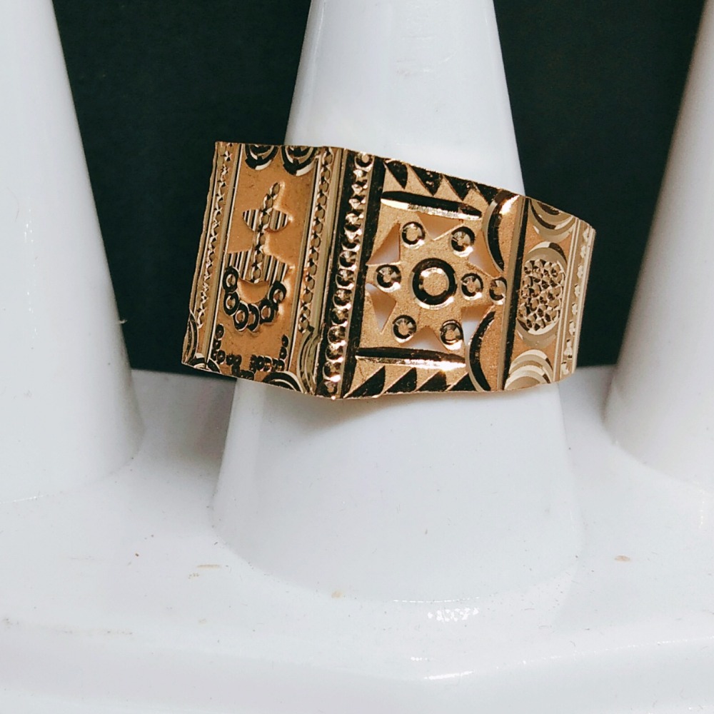 22KT Gold Indian Gents Ring