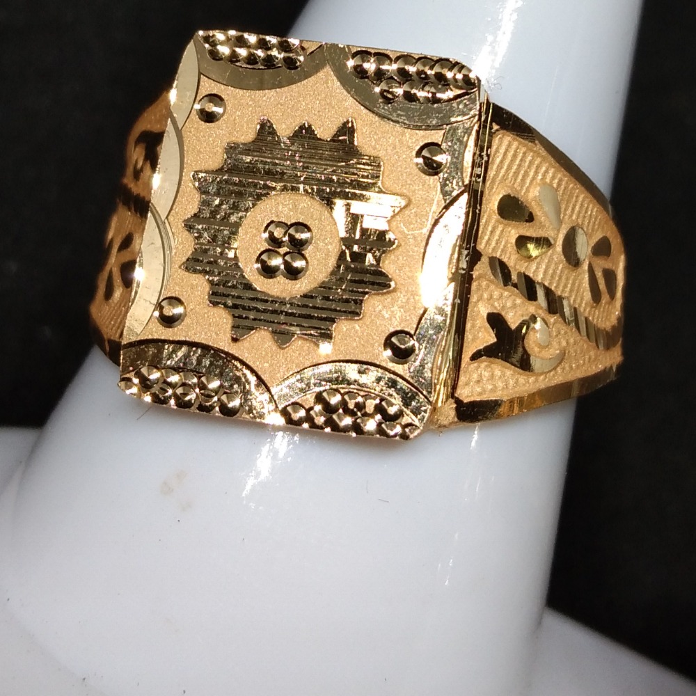 22KT Gold Hallmarked Gold Gents Ring