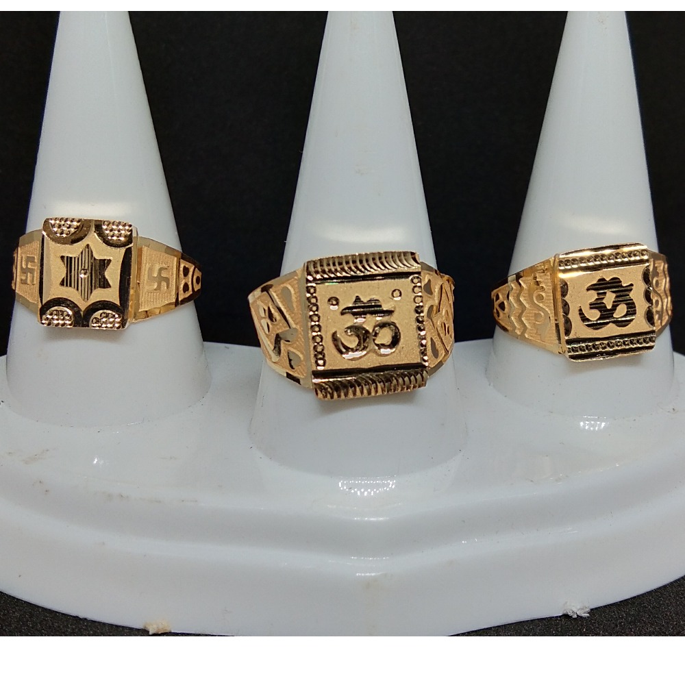 916 Gold Hallmarked Gents Ring