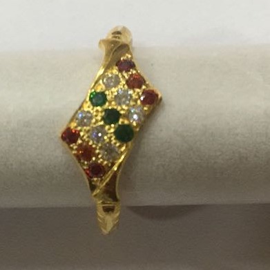 916 Yellow Gold Multi Diamond Ladies Ring