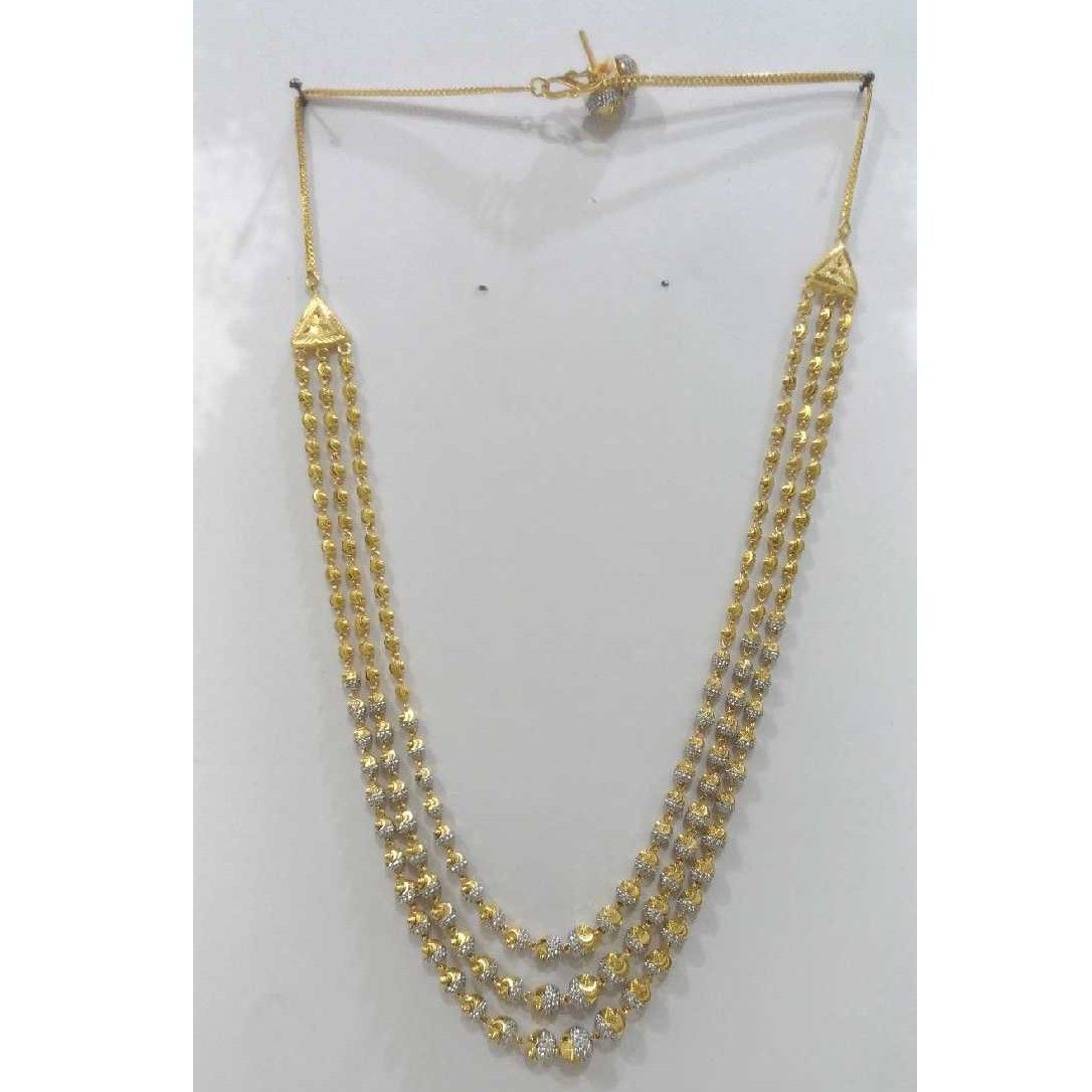 916 Vertical Gold Ladies Traditional Mala Set