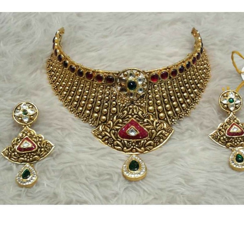 22k gold antique necklace