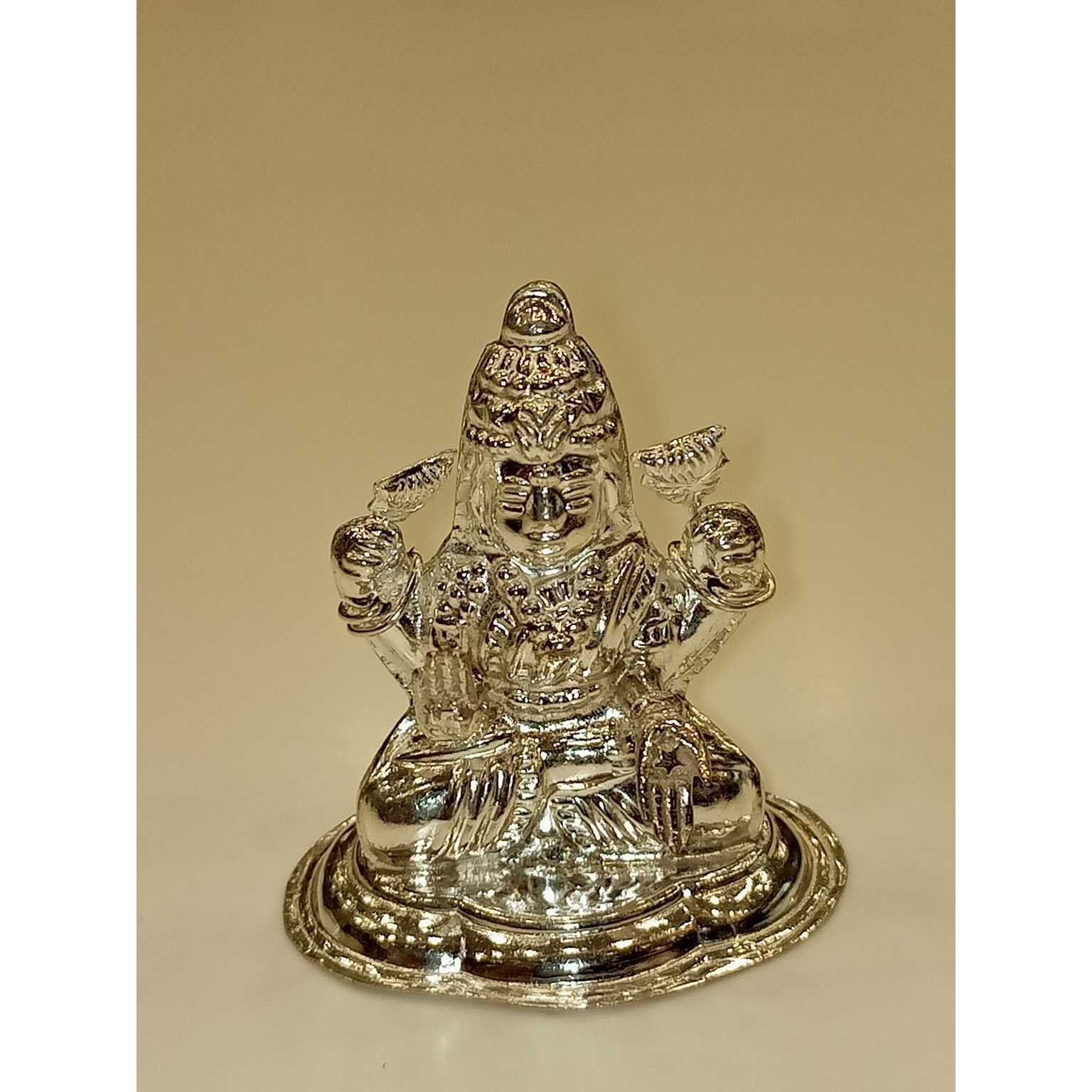 Silver mahalakshmi murti