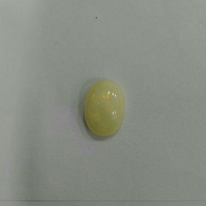 4.02ct oval cream opal
