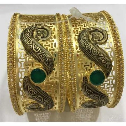 22KT Gold Antique Kada