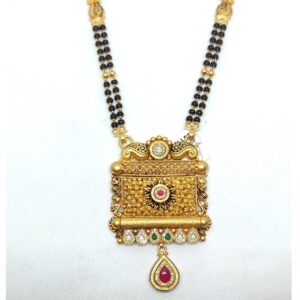 22k gold  Antique Design mangalsutra for wedding