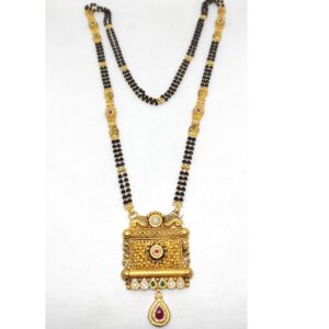 22k gold  Antique Design mangalsutra for wedding