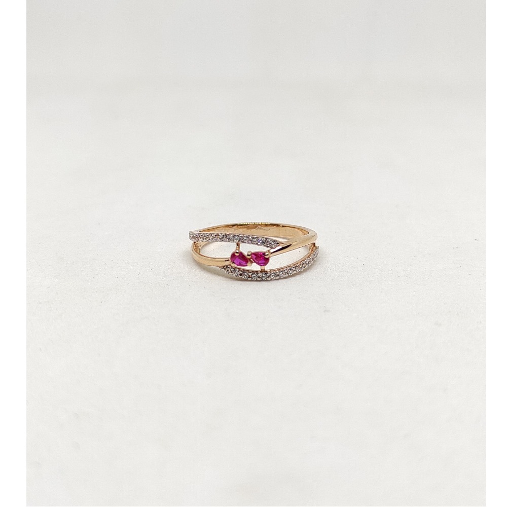 18k Rose gold classic ring