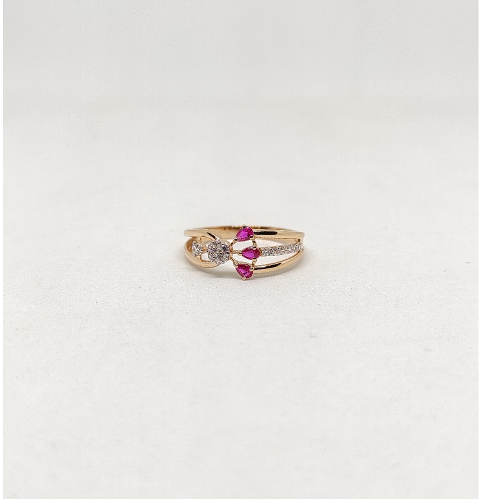 18k Rose gold delicate ring