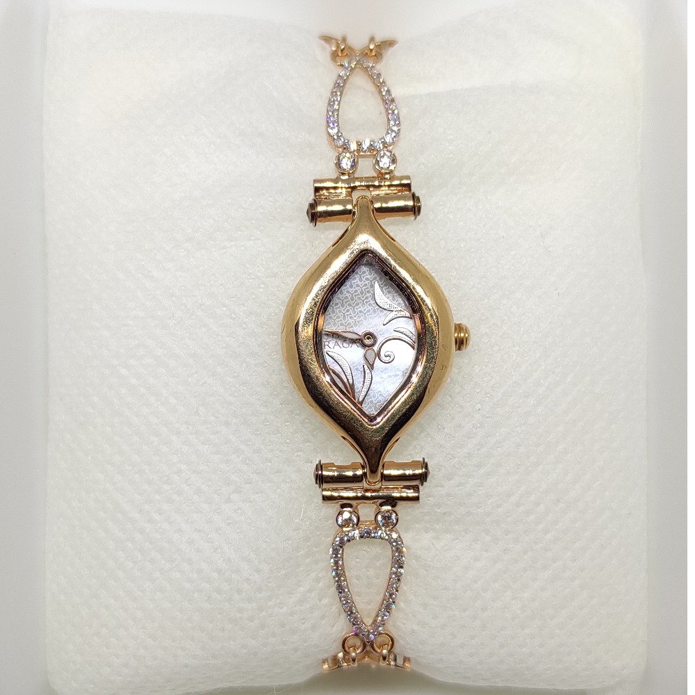 Rose gold fancy watch