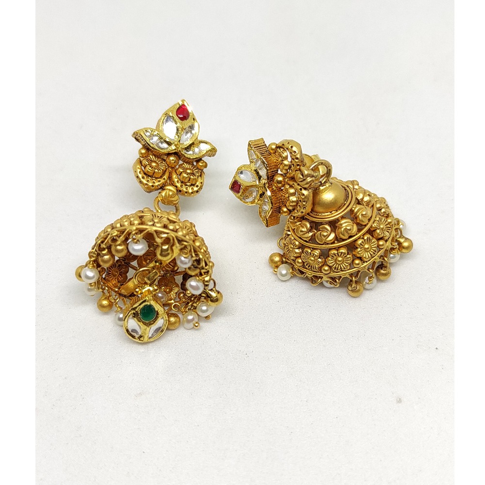 22k gold Multicolor kundan necklace set