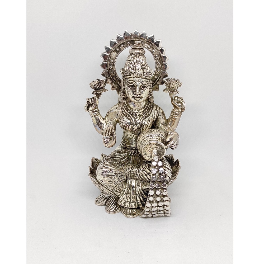 Antique silver goddess Lakshmiji