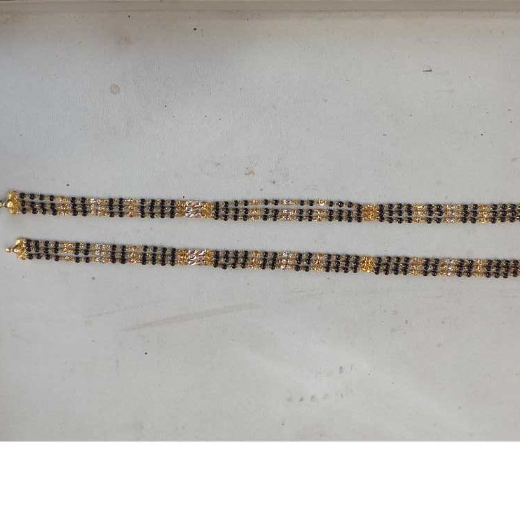 916 Yellow Gold Indian Bridal Mangalsutra Chain