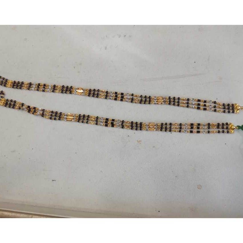 916 Yellow Gold Designer Mangalsutra Chain