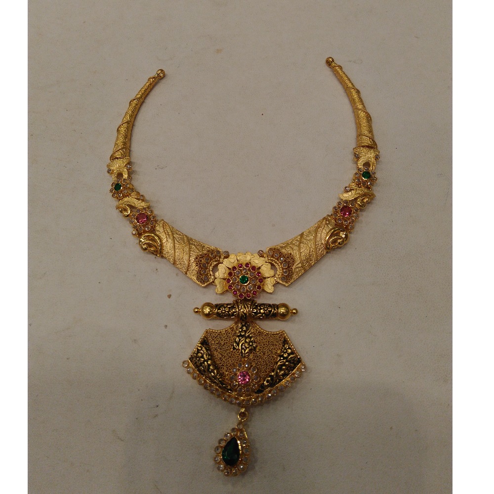 Fancy Gold Antique Necklace Set