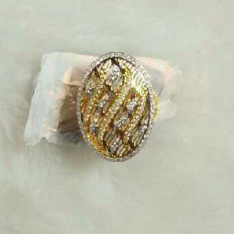 Fancy Yellow Ladies Ring