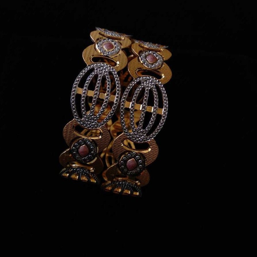 22KT Gold CNC Bangles