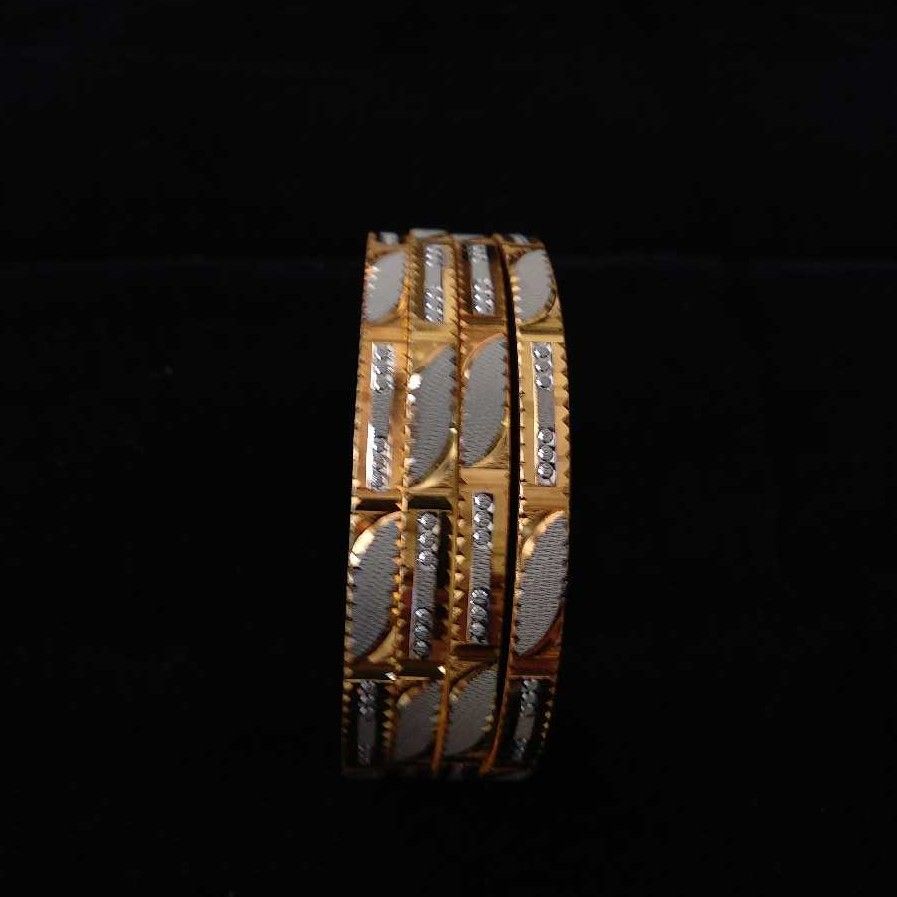 22KT Gold Ladies Machine Cut Bangles