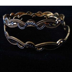 22KT Gold Ladies Indian CNC Bangles