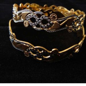 22KT Gold Indian CNC Ladies Bangles