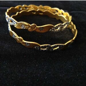 22KT Gold Designer Bangles