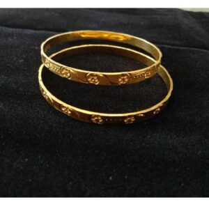 916KT Gold Fancy Khila Bangles