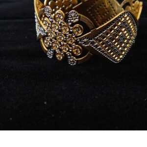 22KT Gold CNC designer Bangle