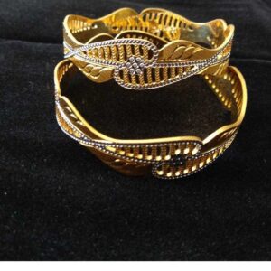 916 Gold Indian Modern Stylish Bangles