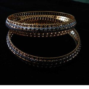 22KT Gold Indian Ladies CNC Hollow Bangle